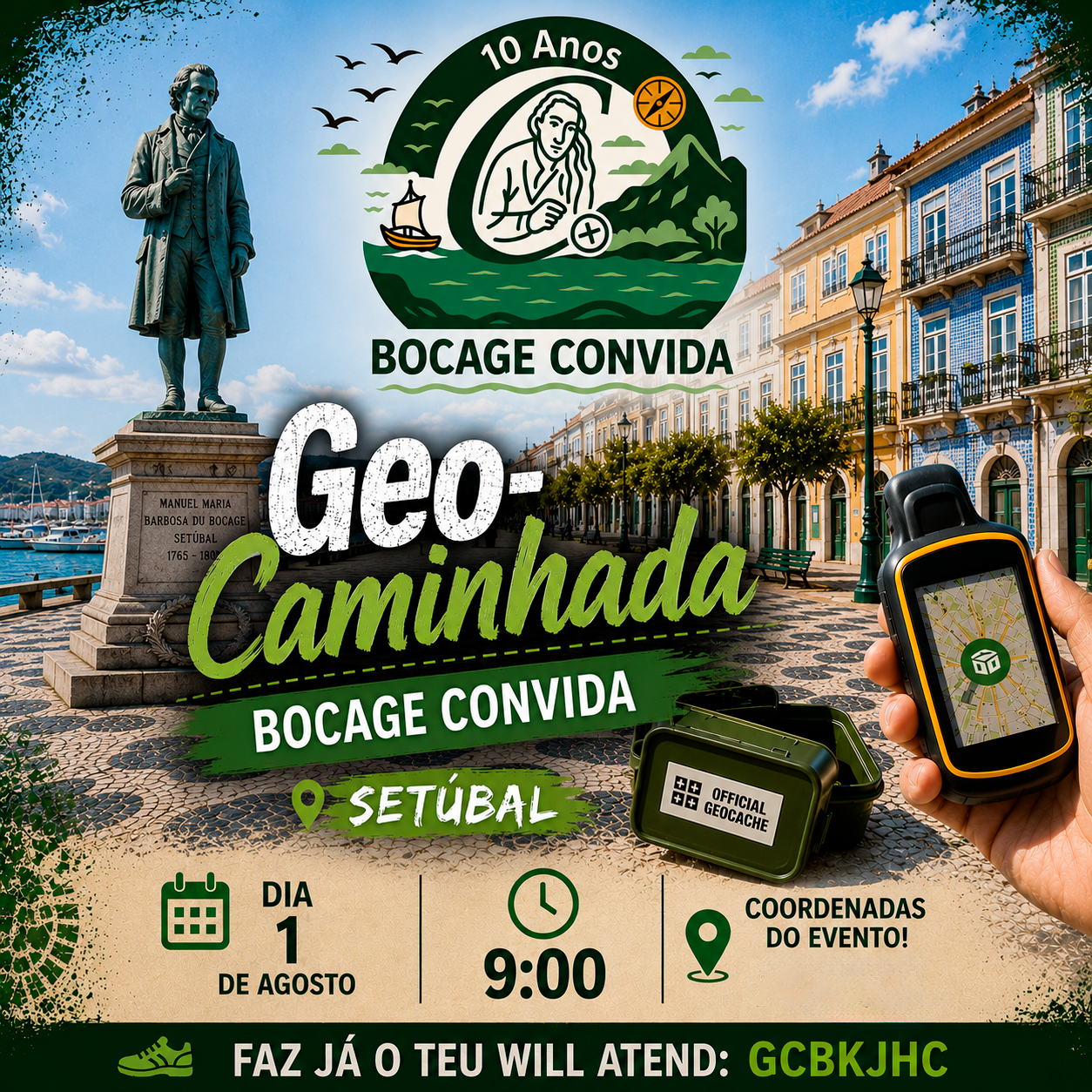 📢 GeoCaminhada: O Verdadeiro Coração do Evento! 🥾✨